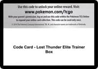 Code Card - Lost Thunder Elite Trainer Box