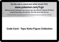 Code Card - Tapu Koko Figure Collection