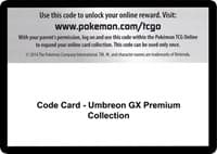 Code Card - Umbreon GX Premium Collection