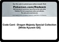 Code Card - Dragon Majesty Special Collection [White Kyurem GX]