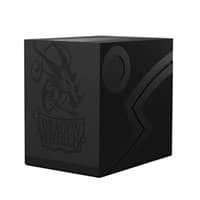 Dragon Shield Revised Double Shell - Shadow Black (Holds 100+)