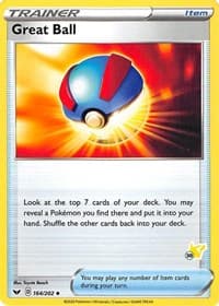 Great Ball - 164/202 (#38 Pikachu Stamped)