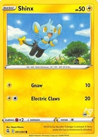 Shinx - 091/264 (#45 Pikachu Stamped)