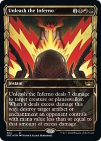 Unleash the Inferno (Gilded Foil)