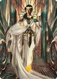 Elspeth Resplendent Art Card (64/81) (Gold-Stamped)