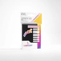 GameGenic Prime Sleeves - Japanese Size - Black (60-Pack)