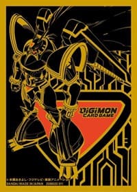 Digimon Card Game Official Sleeves - Digimon Alphamon Card Sleeves 2021 (60-Pack)