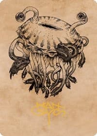 Gluntch, the Bestower Art Card (Gold-Stamped Signature)