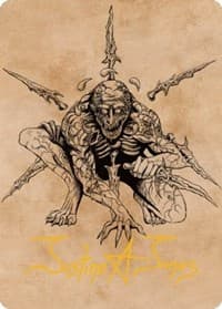 Bhaal, Lord of Murder Art Card (Gold-Stamped Signature)