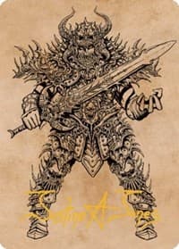 Sarevok, Deathbringer Art Card (Gold-Stamped Signature)