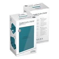 Twin Flip 'n' Tray Xenoskin Monocolor Deck Case - Petrol (Holds 200+)