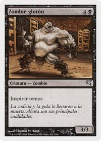 Gluttonous Zombie (Spanish) - "Zombie glotón"