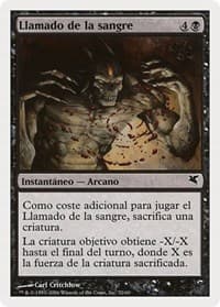 Call for Blood (Spanish) - "Llamado de la sangre"