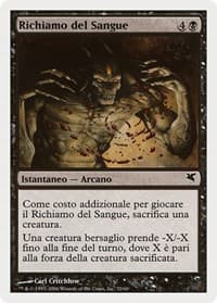 Call for Blood (Italian) - "Richiamo del Sangue"