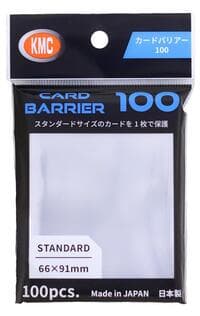 KMC Card Barrier - 100 - Clear (100-Pack)