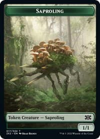 Saproling // Phyrexian Golem Double-Sided Token