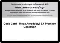 Code Card - Mega Aerodactyl EX Premium Collection