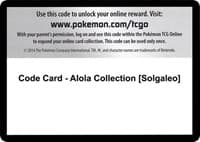 Code Card - Alola Collection [Solgaleo]