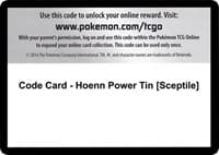 Code Card - Hoenn Power Tin [Sceptile]