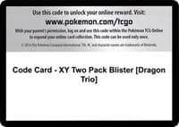 Code Card - XY Two Pack Blister [Dragon Trio]