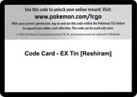 Code Card - EX Tin [Reshiram]