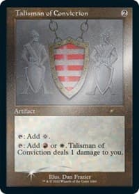 Talisman of Conviction (Retro Frame) (Foil Etched)