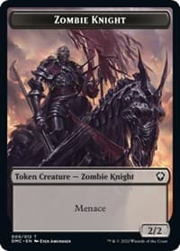 Zombie Knight // Goblin Double-Sided Token