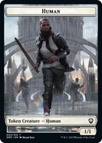 Human // Snake Double-Sided Token