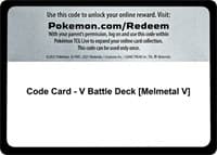 Code Card - V Battle Deck [Melmetal V]