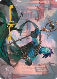 Haughty Djinn Art Card (Gold-Stamped Signature)