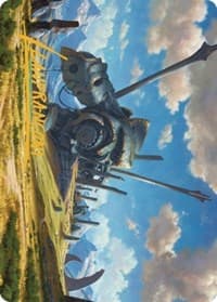 Plains Art Card (62/81) (Gold-Stamped Signature)