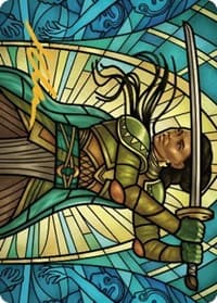 Shanna, Purifying Blade Art Card (77/81) (Gold-Stamped Signature)