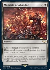 Mandate of Abaddon (Surge Foil)