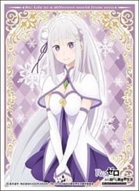 Ensky Imported Card Sleeves: Re:Zero -Starting Life in Another World - Emilia (80 Pack)