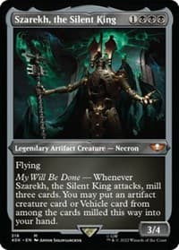 Szarekh, the Silent King (Display Commander) (Foil Etched) - Thick Stock