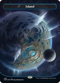 Island (492) (Borderless) (Galaxy Foil)
