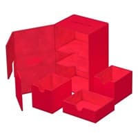 Twin Flip`n`Tray XenoSkin Monocolor - Red (Holds 160+)