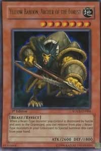 Yellow Baboon, Archer of the Forest