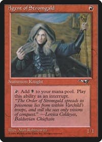 Agent of Stromgald (Woman Holding Staff)
