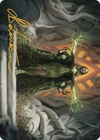 Titania, Voice of Gaea Art Card (Gold-Stamped Signature)
