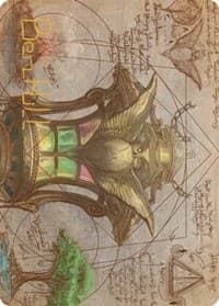 Chromatic Lantern Art Card (Gold-Stamped Signature)