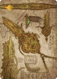 Key to the City Art Card (Gold-Stamped Planeswalker Symbol)