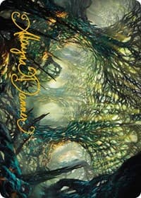 The Hunter Maze Art Card (Gold-Stamped Signature)