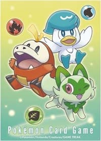 Pokemon TCG: Pokemon Center Japan Exclusive Card Sleeves - Sprigatito, Fuecoco & Quaxly (64-Pack)