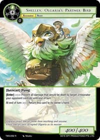 Shelley, Olgaria's Partner Bird