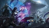 Aleksi Briclot Planeswalker Playmat for Magic: The Gathering (Kickstarter Exclusive) - Eldritch Moon Battle