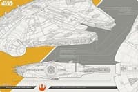 Bushiroad Rubber Mat Collection V2 Vol.575: STAR WARS - Millennium Falcon