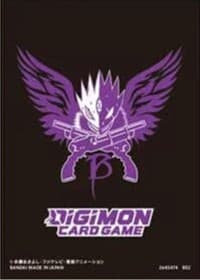 Digimon Card Game Official Sleeves - Beelzemon Logo (60-Pack)