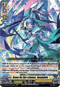 Brave On Sky-trimmer, Rondahlia