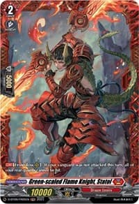 Green-scaled Flame Knight, Statol (FR)